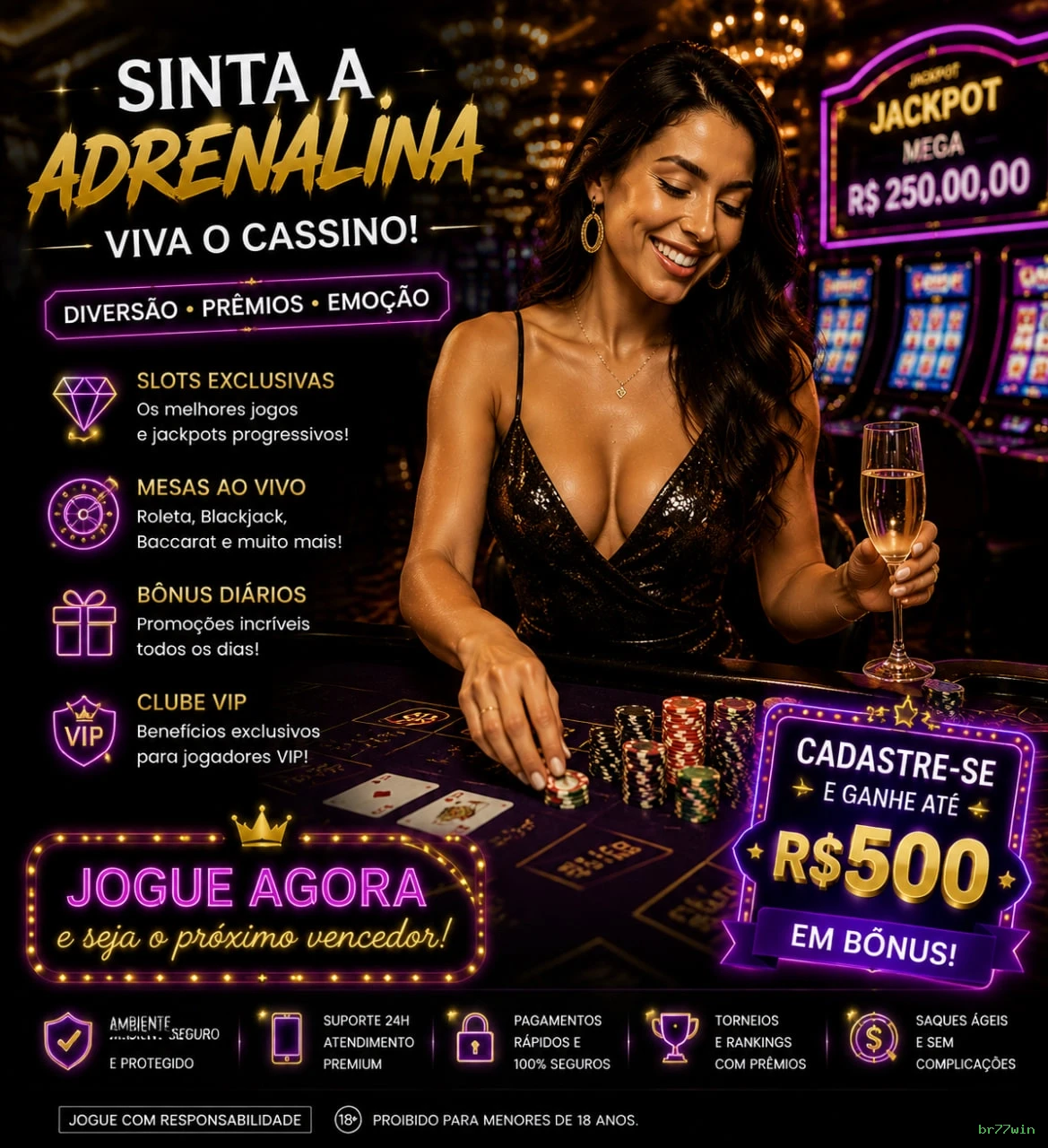 Central de dúvidas rápidas sobre o app br77win